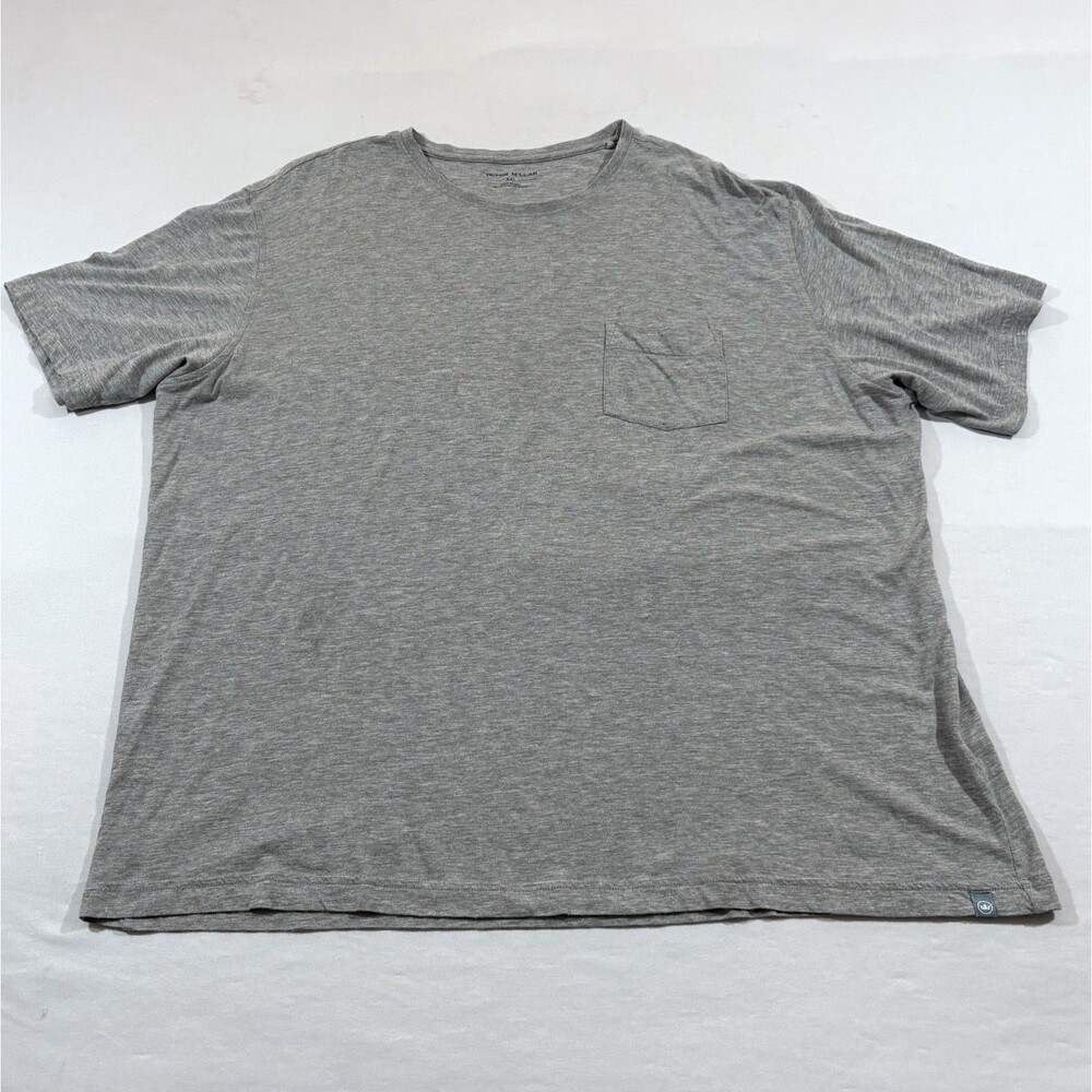 Peter Millar Crown Coastal Grey Seaside Short Sleeve Pocket T-Shirt Mens Tee 2XL